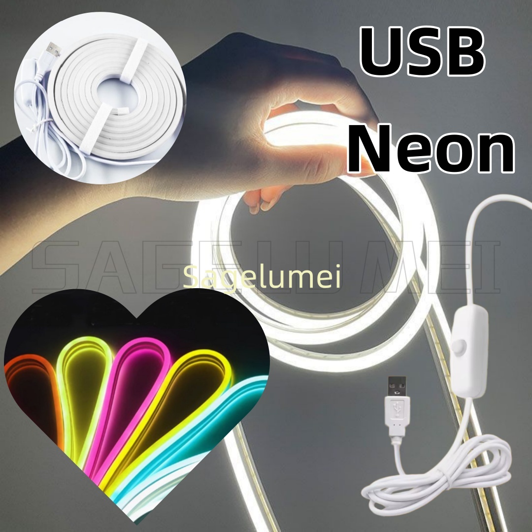 Smart Garden Youtube - Kleurrijke neon LED-lichtstrip Smart Touch Sensor