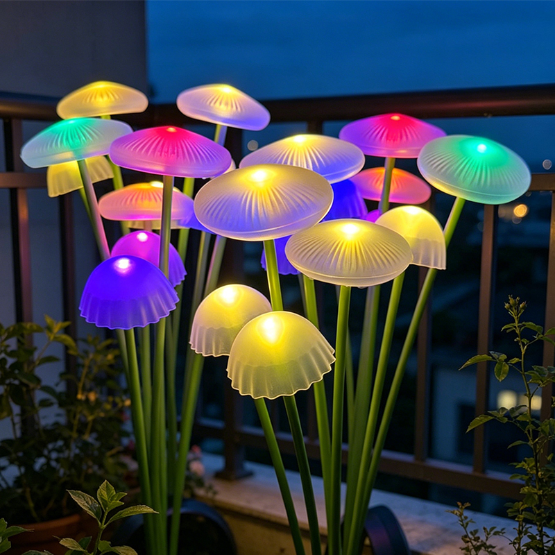 Smart Garden Ornaments - Solar Jellyfish Mushroom Lights LED buitenlandschapverlichting