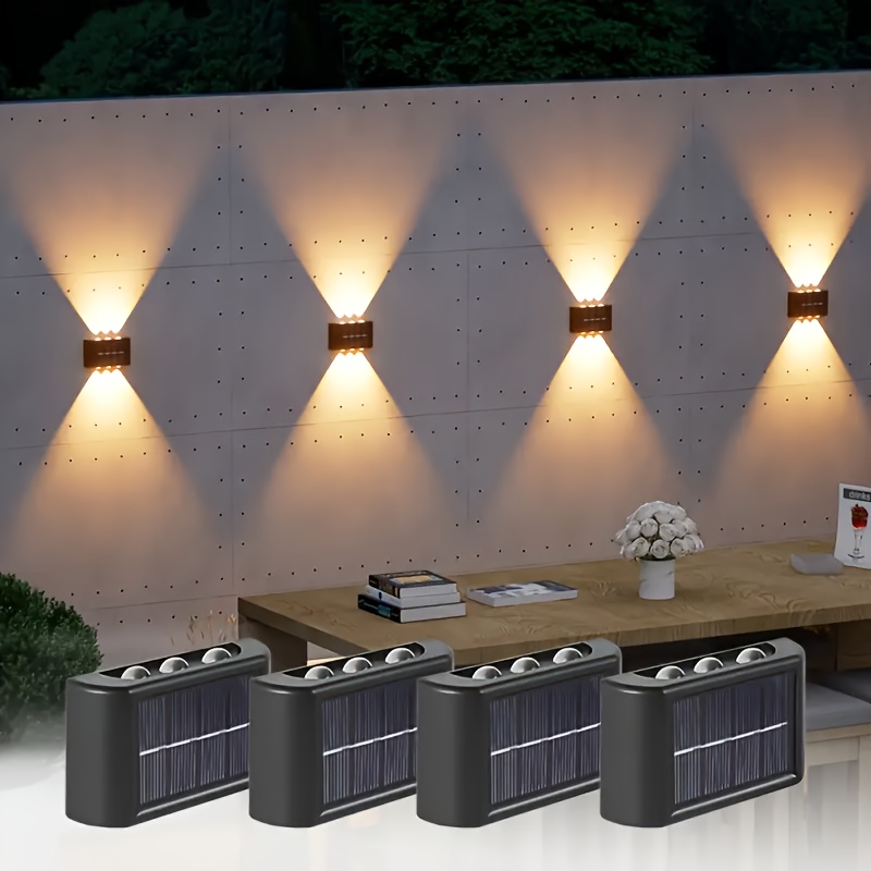 Smart Garden Ornaments - LED Solarlamp Buiten Waterdicht Solar Wandlamp