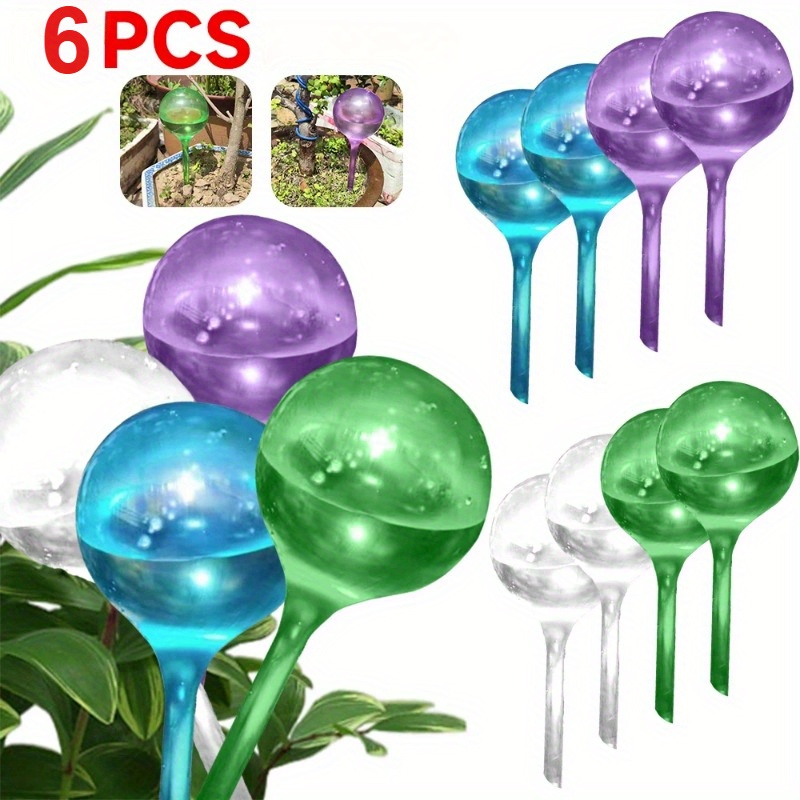 Smart Garden Technology - 6 stuks zelfwatergevende ballen voor binnenplanten,