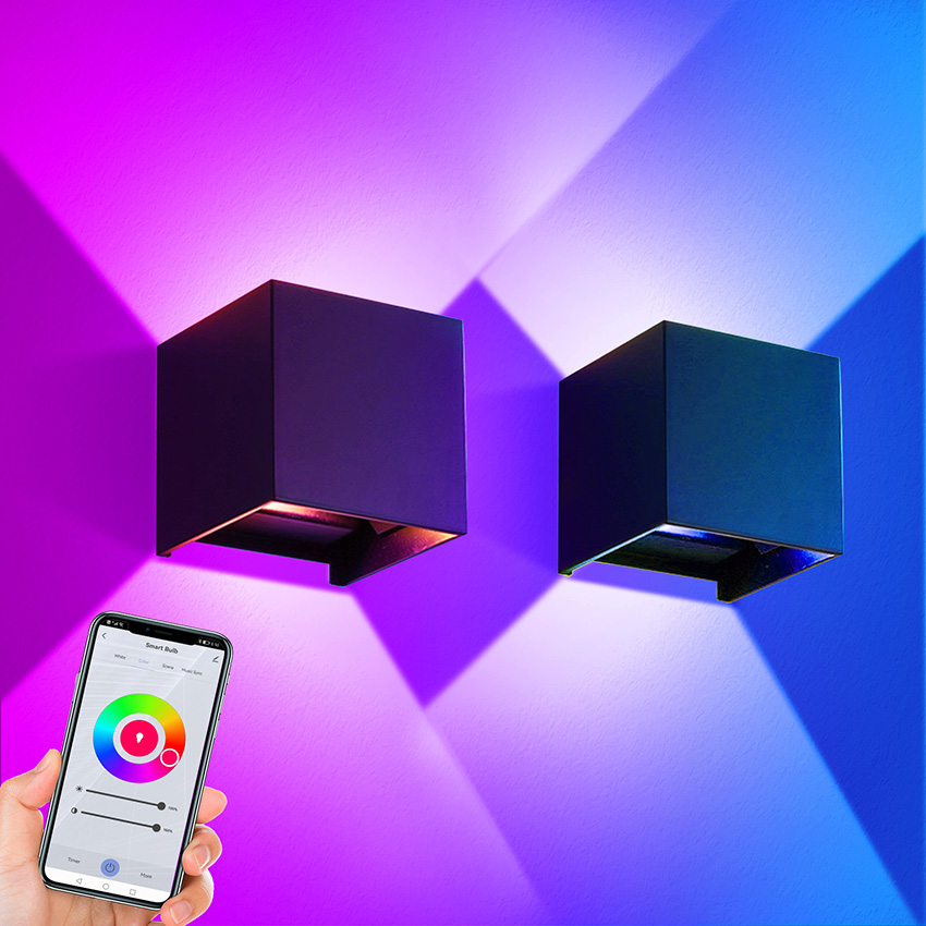 Smart Zigbee Garden Light - 12W LED buitenwandlamp RGBCCT dimbare veranda