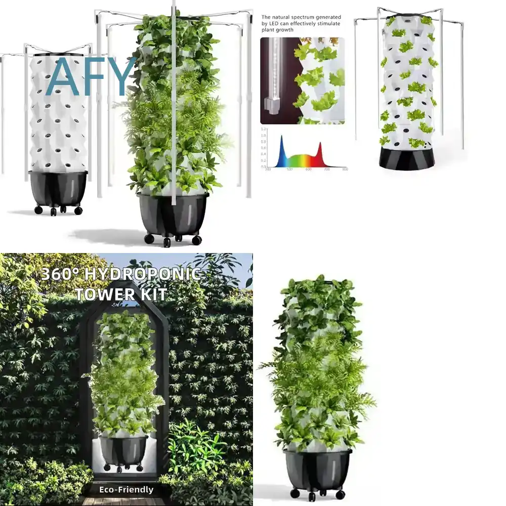 Smart Garden Led Lights - HydroBlue Verticaal Hydroponisch Kweeksysteem voor Slimme