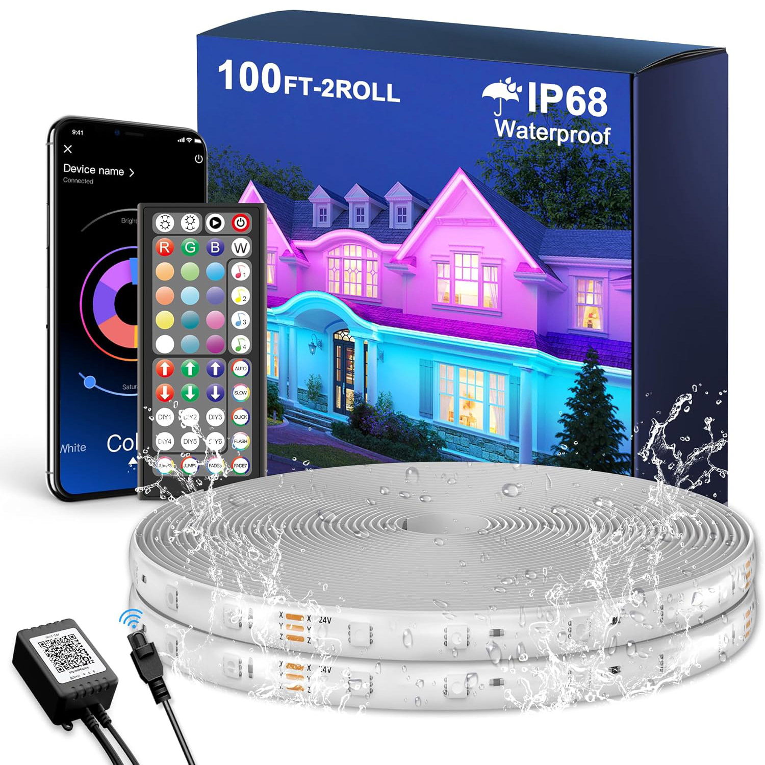 Smart Garden Youtube - IP68 waterdichte slimme LED-buisstripverlichting voor buiten