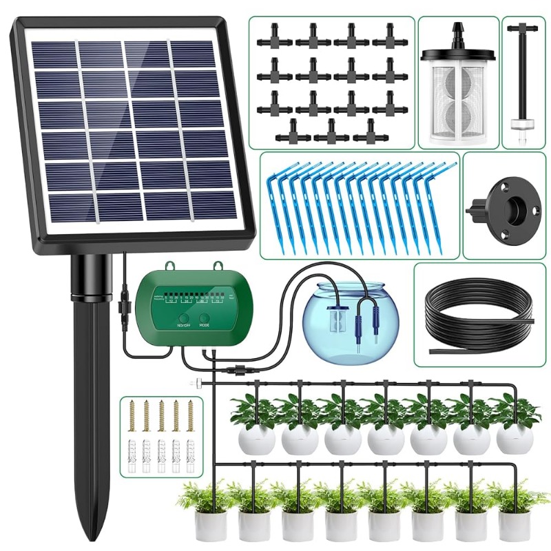 Smart Garden Irrigation System - Solar Intelligente Irrigatie Kit 6V 2W