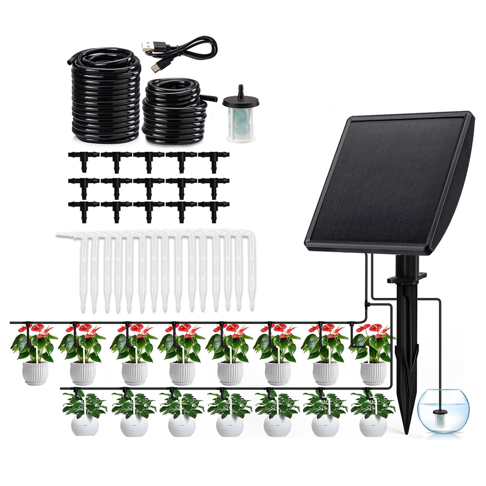 Smart Garden Irrigation System - Automatische druppelirrigatiepomp op zonne-energie, slim bewateringssysteem