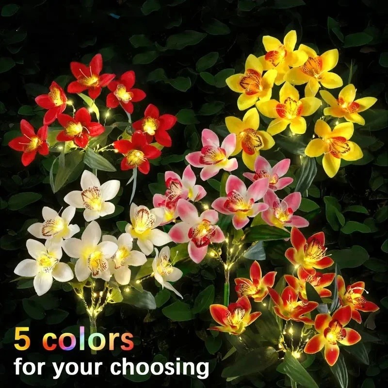 Orchidee grond LED-lamp kunstb - Smart Garden Ornaments recensie en prijs