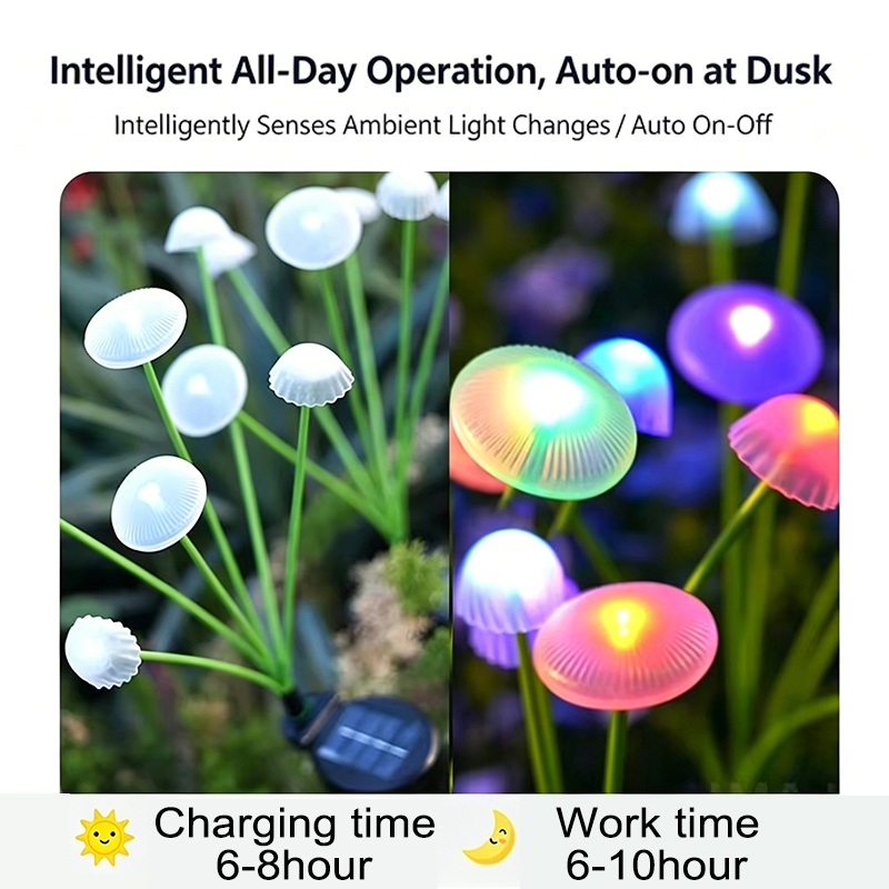 Solar Jellyfish Mushroom Light - Smart Garden Ornaments recensie en prijs