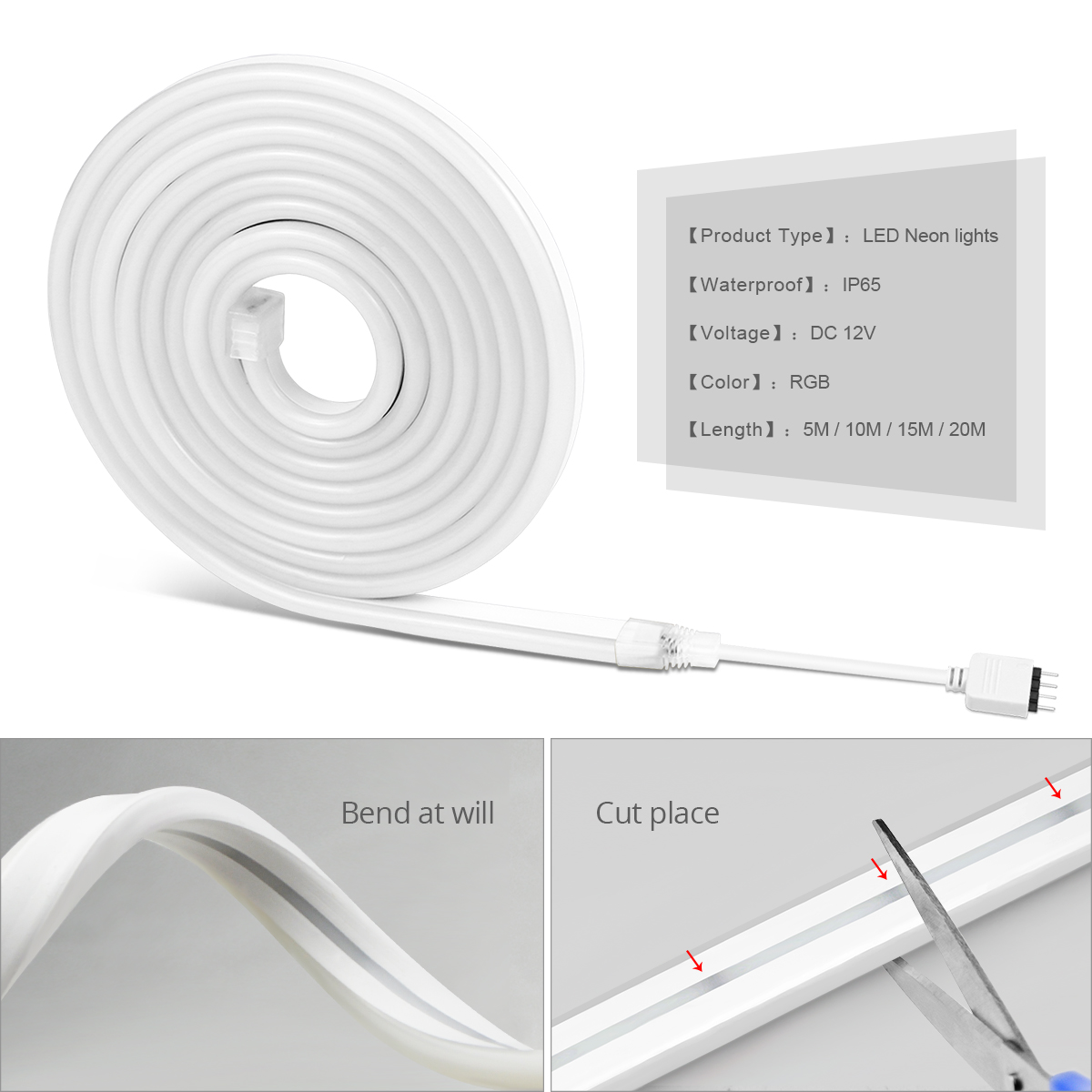 Tuya Smart Life 12V RGB Neon L - Smart Garden Youtube recensie en prijs