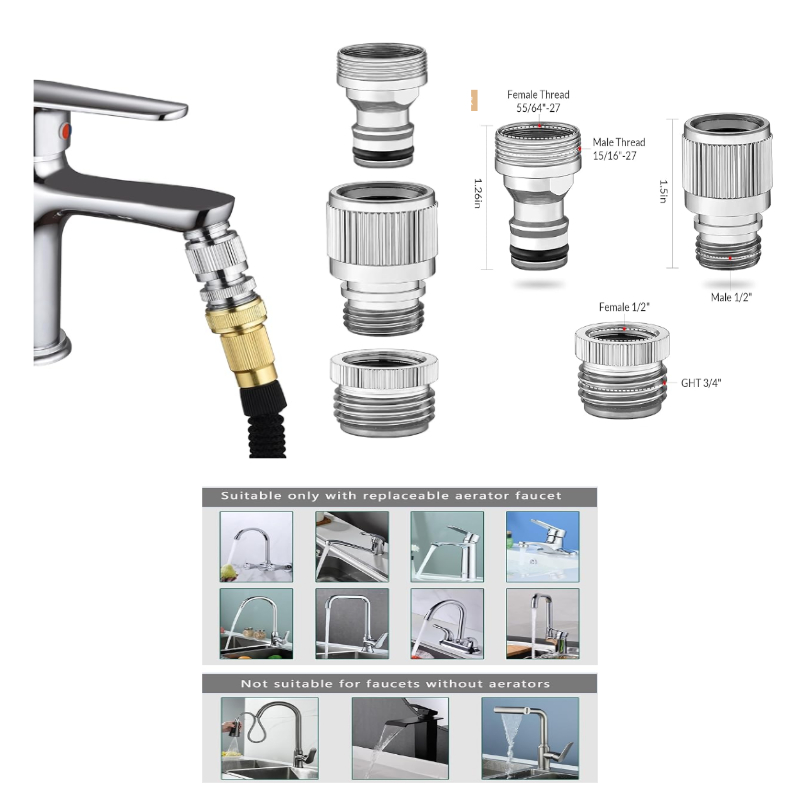 Gootsteenkraan snelkoppeling,  - Smart Garden Tap recensie en prijs