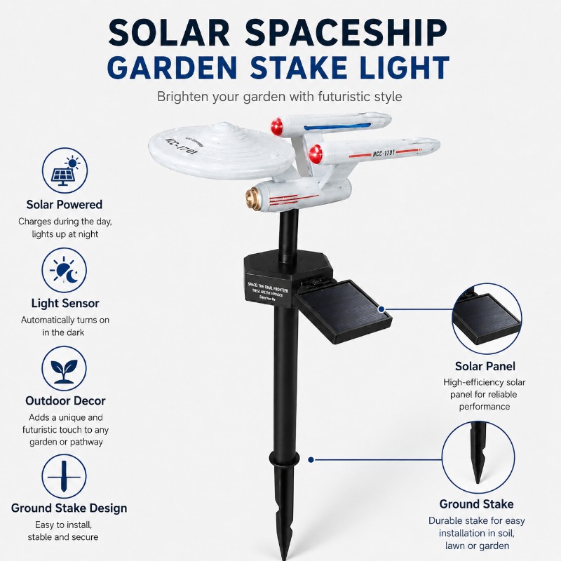 Star Trek USS Enterprise Solar - Smart Garden Light recensie en prijs