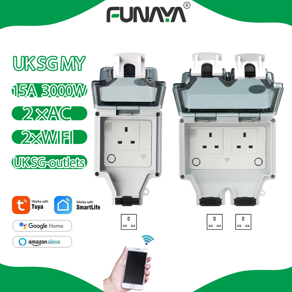 Tuya WIFI Smart Outdoor Socket - Smart Garden Uk recensie en prijs