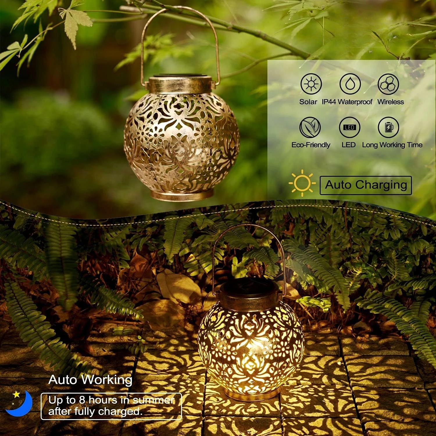 1-6PCS Marokkaanse zonne-lanta - Smart Garden Light recensie en prijs