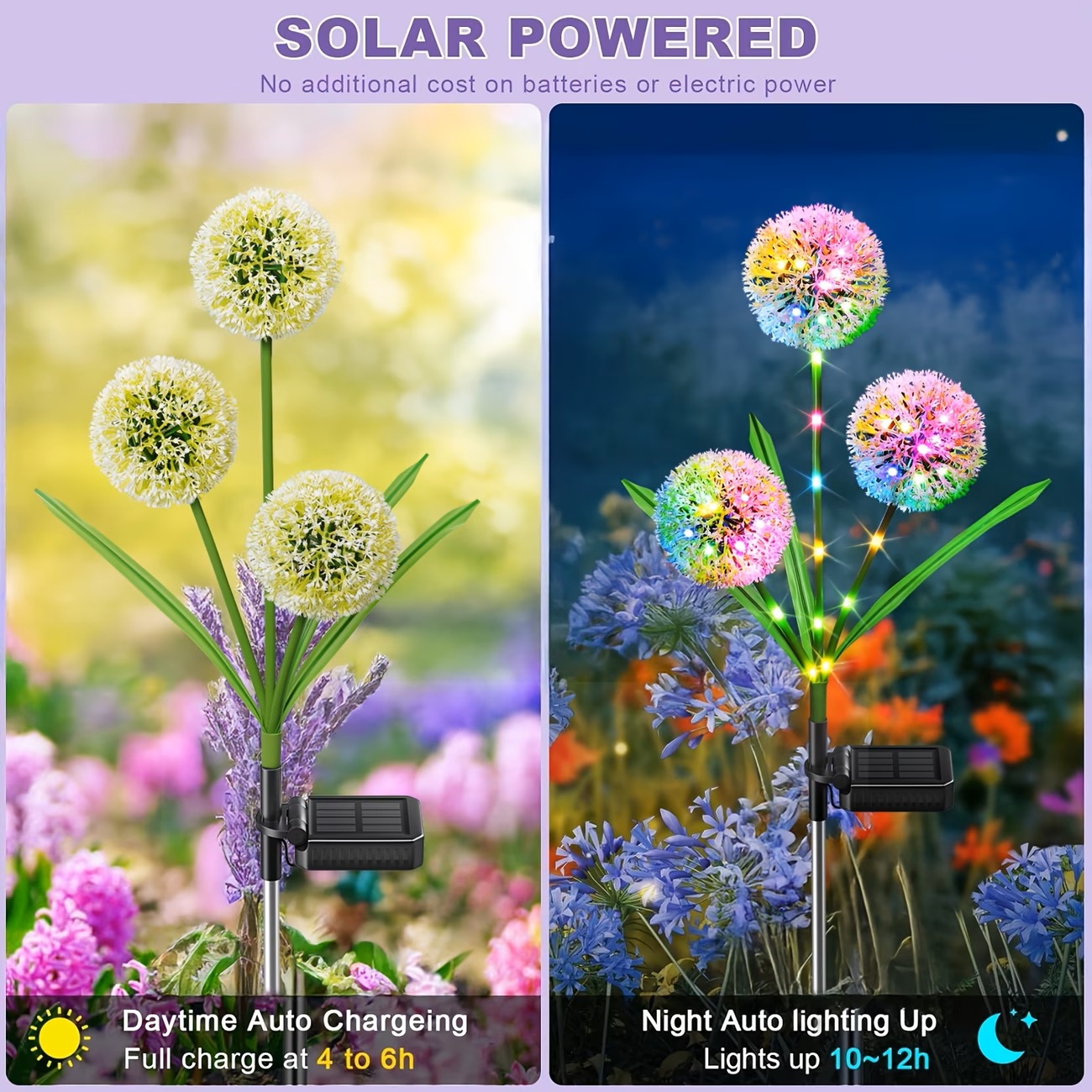 4-delige 3-kopige zonne-LED-pa - Smart Garden Ornaments recensie en prijs