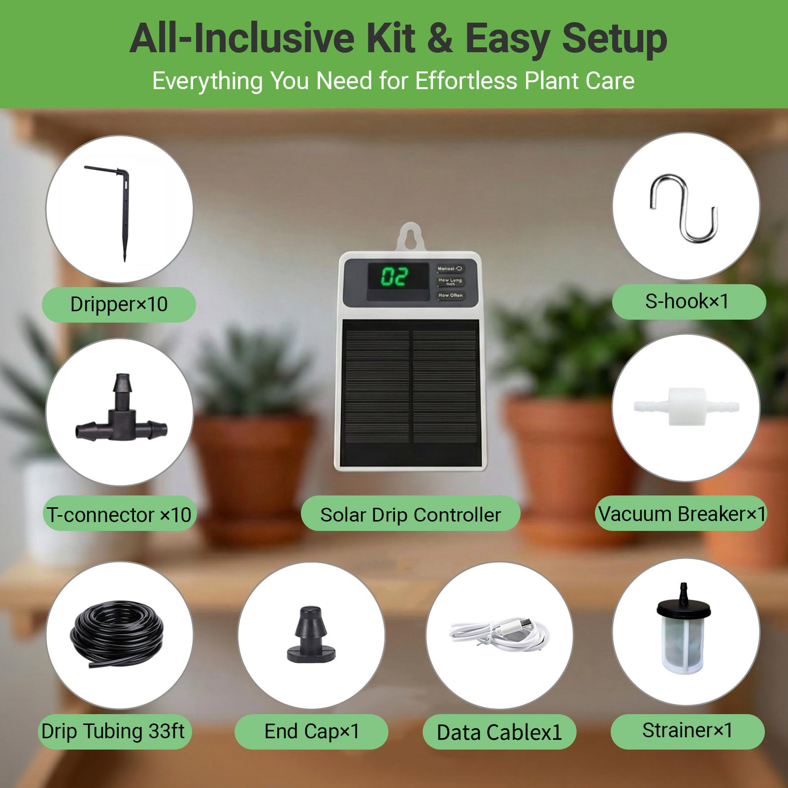 Verbeterd zonne-energie druppe - Smart Garden Technology recensie en prijs