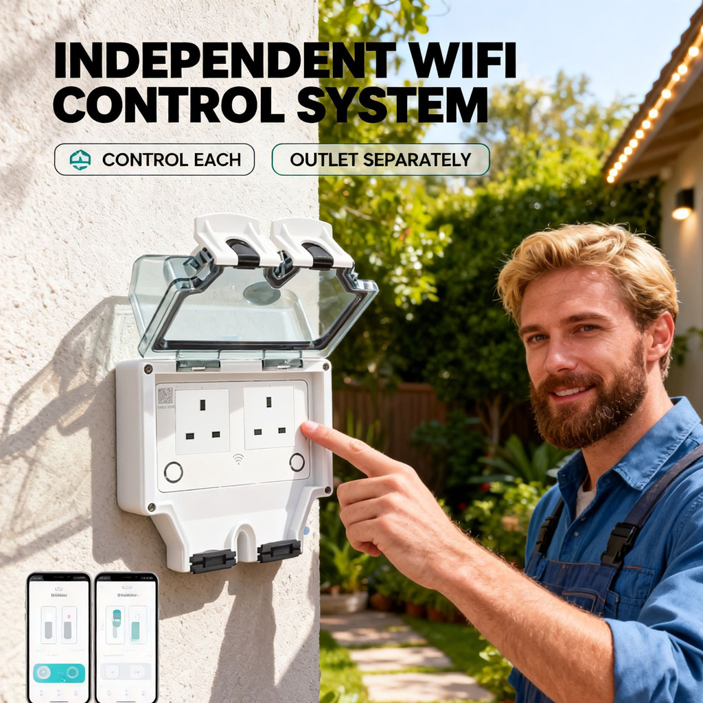 Tuya WIFI Slimme Buitenstopcon - Smart Garden Uk recensie en prijs