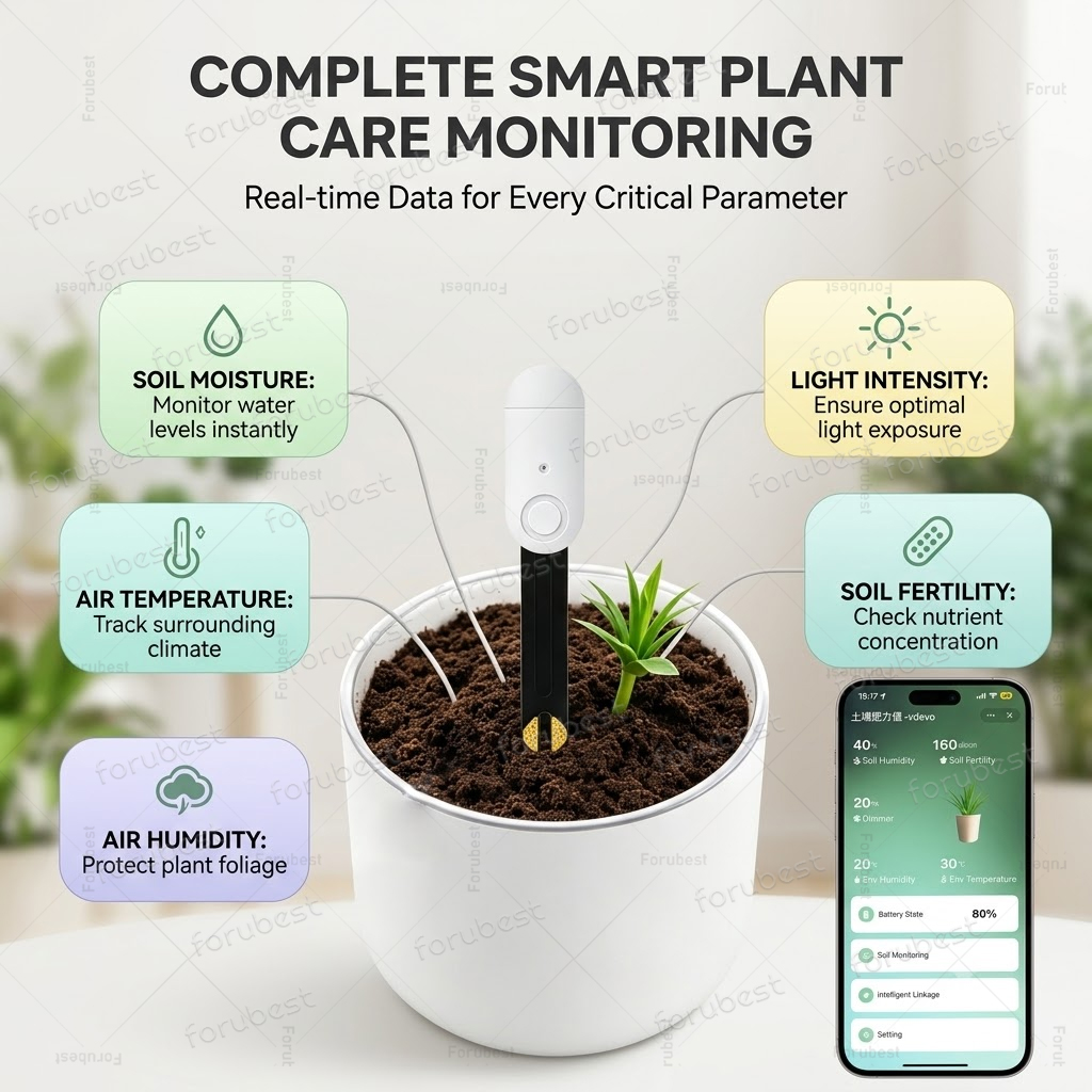 Slimme ZigBee Bodemvochtsensor - Smart Zigbee Garden Light recensie en prijs