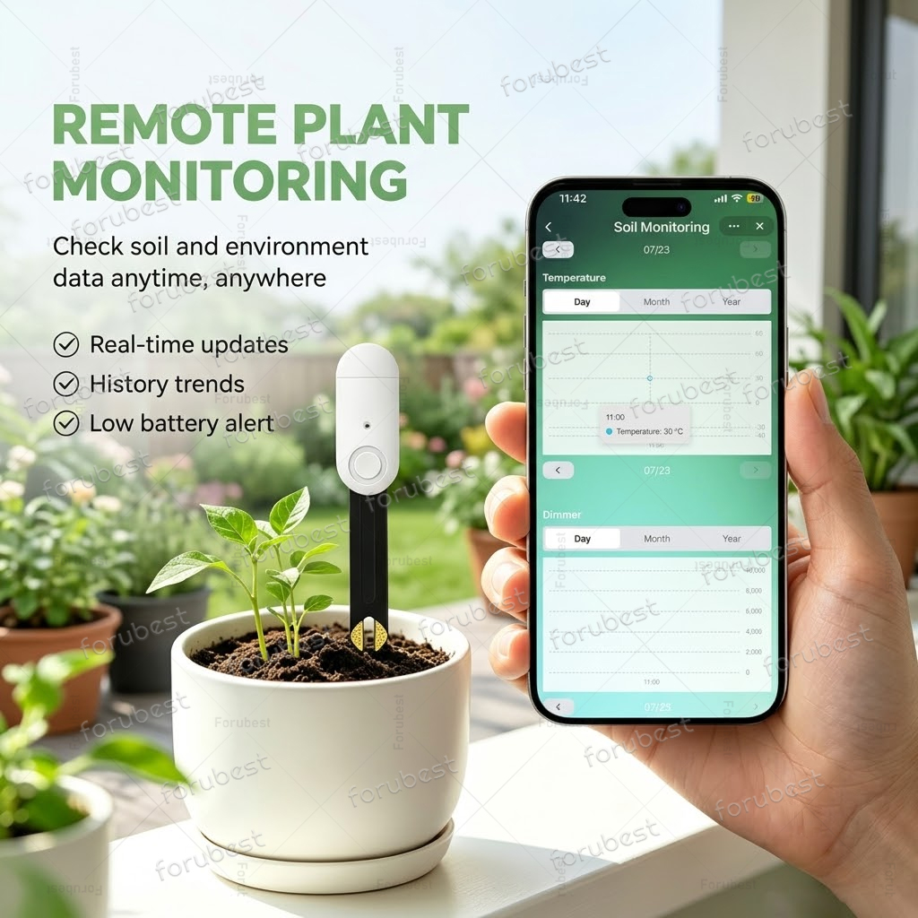 Slimme ZigBee Bodemvochtsensor - Smart Zigbee Garden Light recensie en prijs