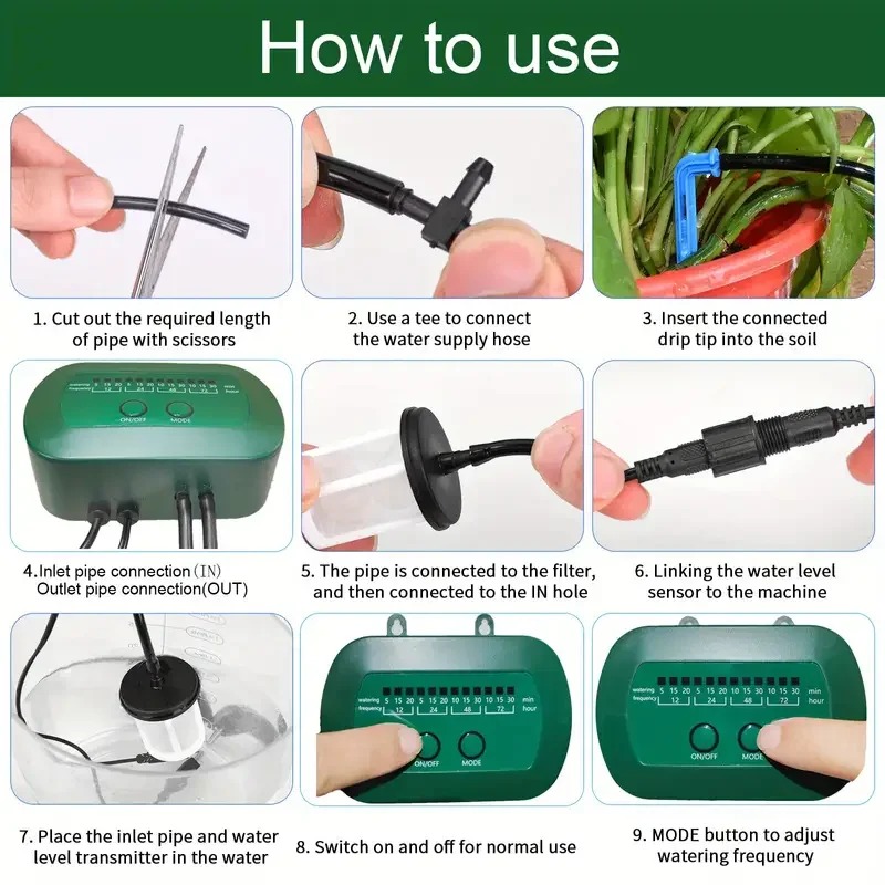 Solar Intelligente Irrigatie K - Smart Garden Irrigation System recensie en prijs