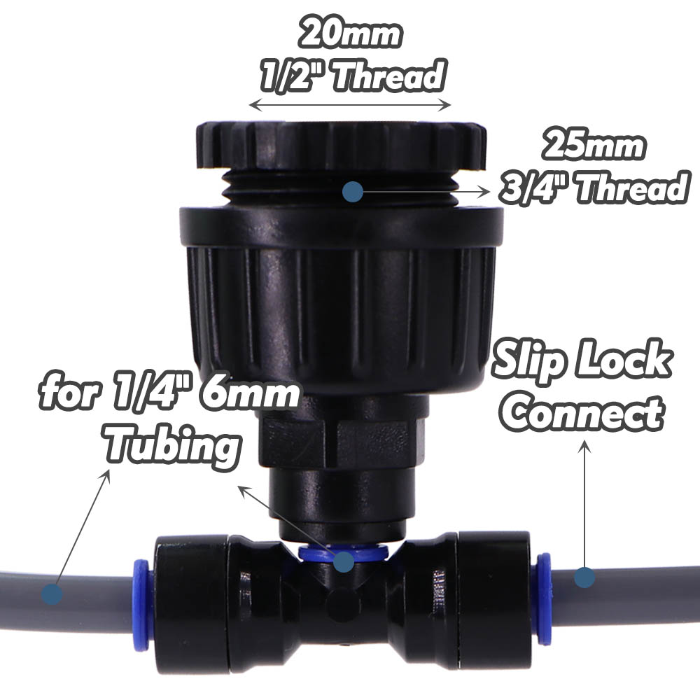 3 stuks tuinkraan adapter slip - Smart Garden Tap recensie en prijs