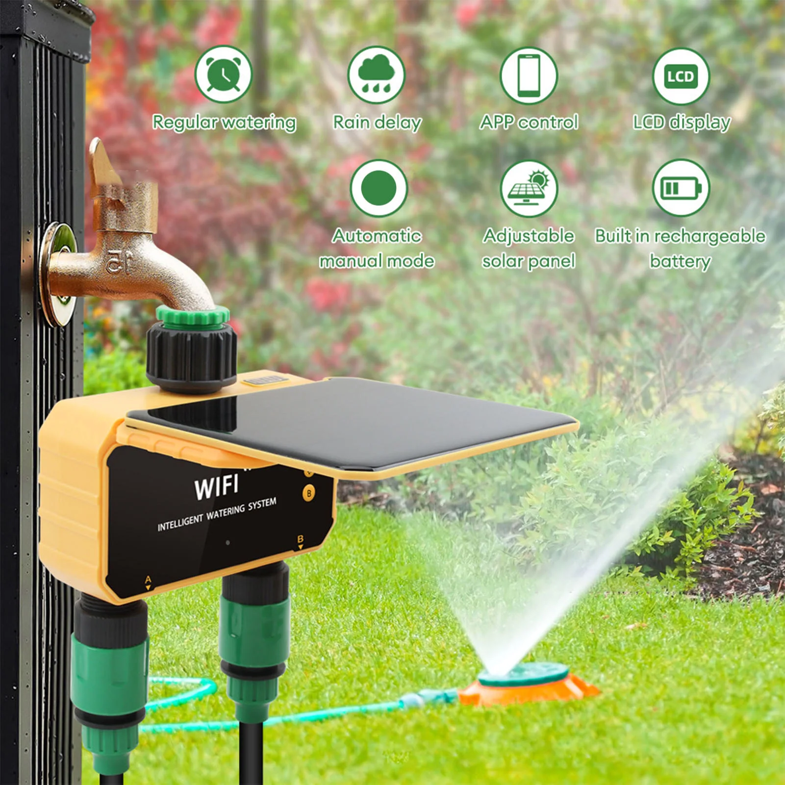 Solar WiFi Smart Irrigatie Tim - Smart Garden Irrigation recensie en prijs