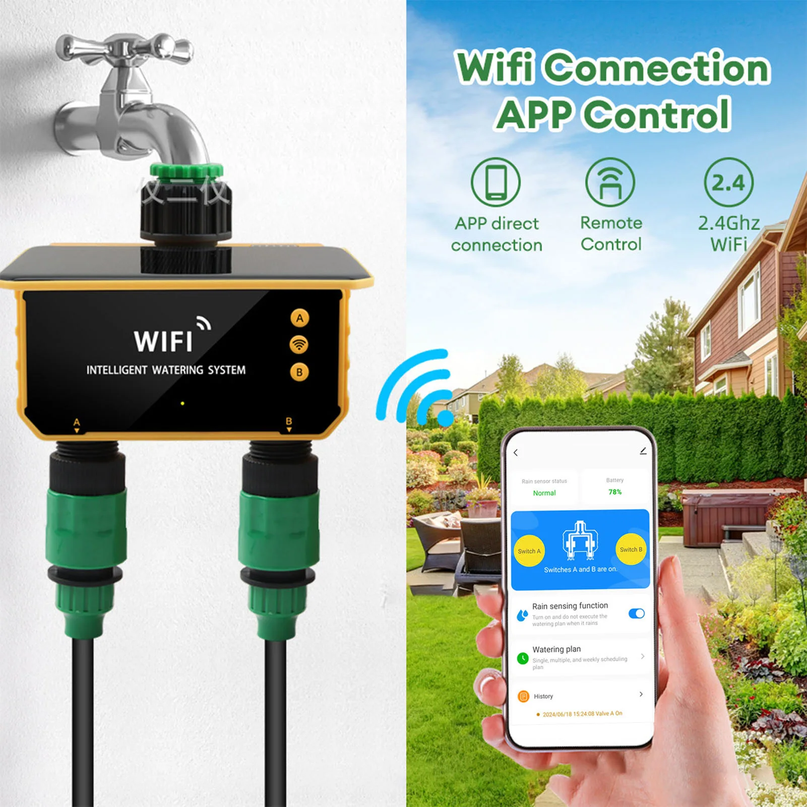Solar WiFi Smart Irrigatie Tim - Smart Garden Irrigation recensie en prijs