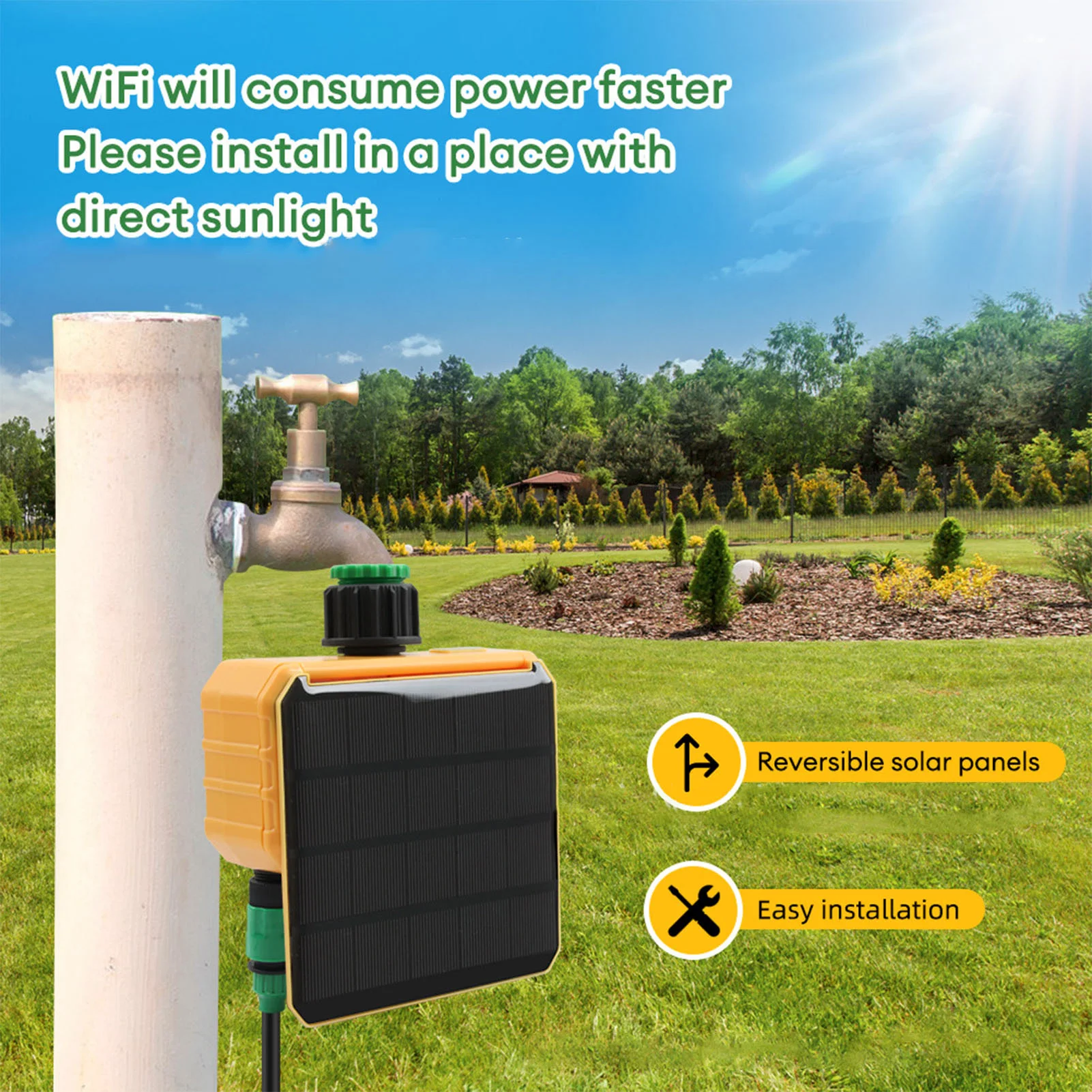 Solar WiFi Smart Irrigatie Tim - Smart Garden Irrigation recensie en prijs