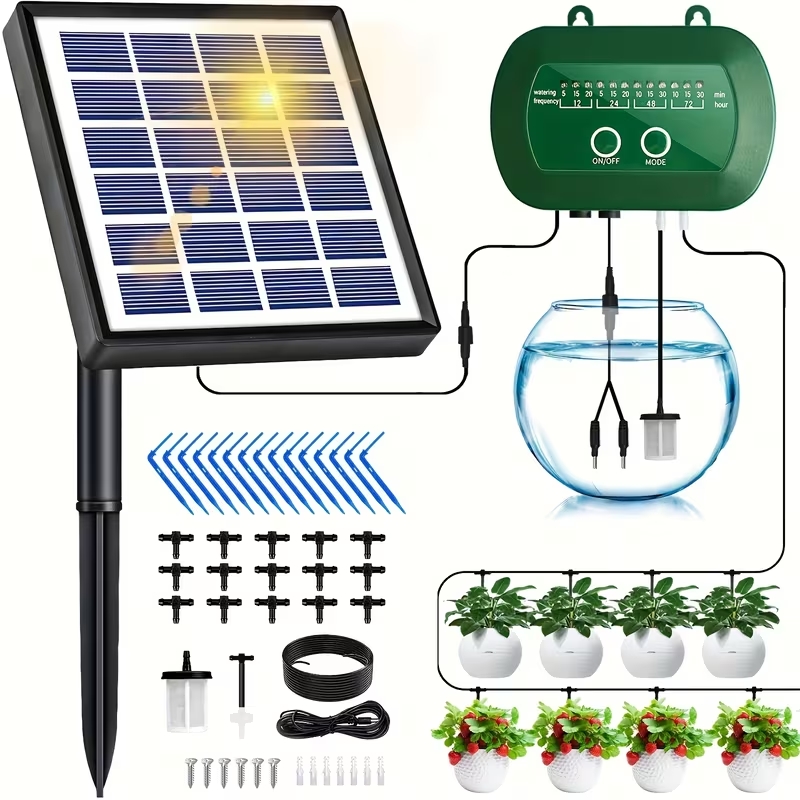 Automatische zonne-energie bew - Smart Garden Technology recensie en prijs