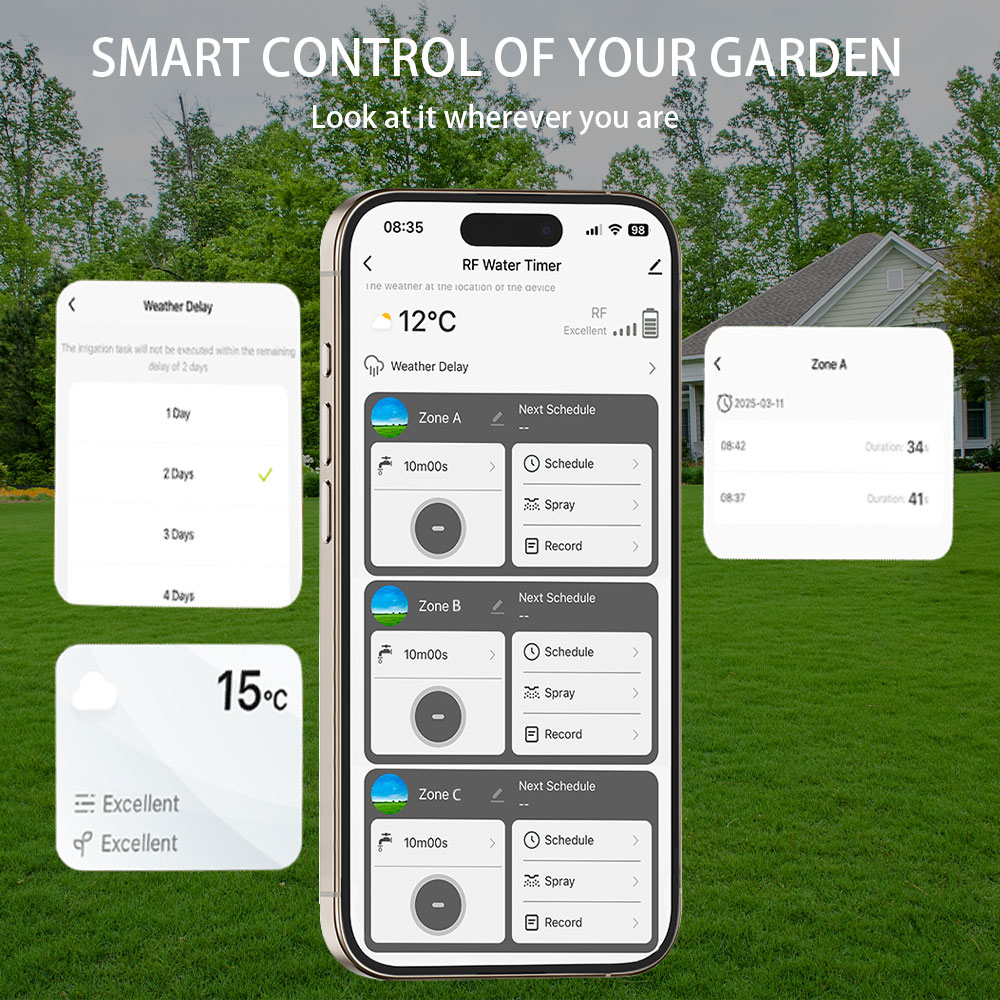 Tuya Wifi+RF433 3-uitlaat wate - Smart Garden Irrigation recensie en prijs